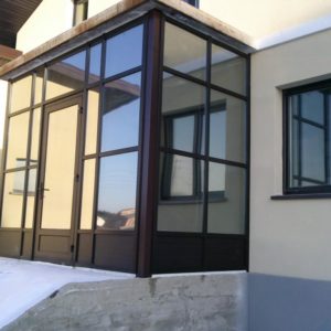 Алюминиевая дверь 1400×2200 мм. Алюминиевая дверь 1400×2200 мм.